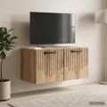 vidaXL Nástenná TV skrinka 59,5 x 31 x 30 cm Dub artisan