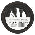 Predlžovací kábel EMOS P01710 guma-neoprén PROFI spojka 10m / 3x 1,5mm / IP44 / čierny