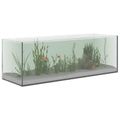 vidaXL Akvárium s úložiskom Priehľadná 60 x 20 x 20 cm Sklo