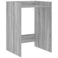 vidaXL Kabinet na práčku s úložiskom Sivý Sonoma 67,5 x 62 x 97 cm