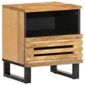 vidaXL Nočný stolík 40x34x46 cm surové masívne mango