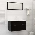 vidaXL Vstavané umývadlo s batériou 81x39x18 cm keramika biele
