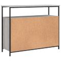 vidaXL Komoda sivá sonoma 100x35x80 cm kompozitné drevo