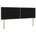 vidaXL LED hlavová doska s LED pásikmi Svetlosivá 160 cm Zamat