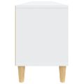 vidaXL TV skrinka biela 150x30x44,5 cm spracované drevo