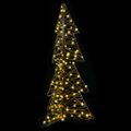 vidaXL Vianočný stromček 160 LED Teplá biela 150 cm Ratan