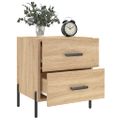 vidaXL Nočný stolík dub sonoma 40x35x47,5 cm kompozitné drevo