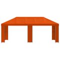 vidaXL Záhradný altánok 6 x 3 m Oranžová Polyester a oceľ 190 gsm