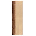 VidaXL knižnica Old Wood 36x30x143 cm Engineered Wood