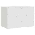 vidaXL TV skrinka biela 67x39x44 cm oceľ