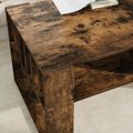 vidaXL Konferenčný stolík Dymová dub 92 x 49,5 x 45 cm