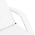 vidaXL Masážny stôl, biely 180x62x(86,5-118) cm