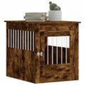 vidaXL Nábytková prepravka pre psa dymový dub 64,5x80x71cm komp. drevo