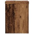 vidaXL Stojany na rastliny 2 ks staré drevo 15x15x20 cm kompoz. drevo