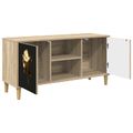 vidaXL TV skrinka BREMEN 102 x 33 x 50 cm Sonoma Kompozitné drevo