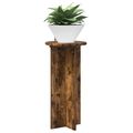 vidaXL Stojan na rastliny 2 ks Dymový dub 29,5 x 29,5 x 60 cm