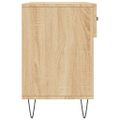 vidaXL Lavička na topánky, dub sonoma 102x35x55 cm, kompozitné drevo