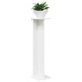 vidaXL Stojan na rastliny Biela 25 x 25,5 x 100,5 cm Kompozitné drevo