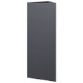 vidaXL Záhradné kvetináče 2 ks antracitové trojuholník 30x26x75cm oceľ