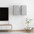 vidaXL | Stenová TV skriňa | 2 pcs Betónovo sivá 30.5 x 30 x 60 cm