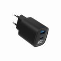 GEMBIRD Nabíjačka, USB/USB-C, 30W, čierna