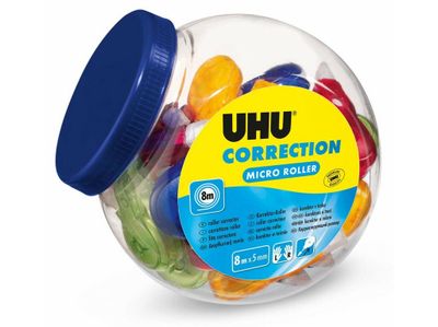 UHU Correction Roller Micro 8mx5mm Tray korekčná páska (1100000195)
