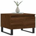 vidaXL Konferenčný stolík hnedý dub 50x46x35 cm kompozitné drevo