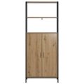vidaXL Highboard Dub artisan 40 x 33 x 161 cm Kompozitné drevo