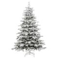 vidaXL Umelý Sklápací Vianočný Stromček Biela 240 cm PE a PVC