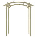 vidaXL Záhradná pergola, impregnovaná borovica 180x197x210 cm