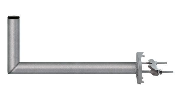 Anténny držiak 50 na stožiar s strmeňom priemer 42mm výška 16cm žiar.