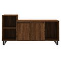 vidaXL TV skrinka hnedý dub 100x35x55 cm spracované drevo