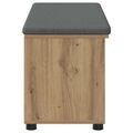 vidaXL Predsieňová lavica Remeselný Dub 100 x 38 x 46 cm