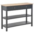 vidaXL Komoda z drevotriesky čierna 110x35x80 cm