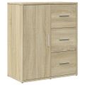 vidaXL Komody 2 ks dub sonoma 60x31x70 cm kompozitné drevo