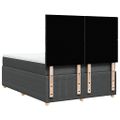 vidaXL Boxspring posteľ s matracom tmavosivá 160x200 cm látka