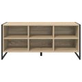 vidaXL Skriňa na topánky 100 x 35 x 44 cm Kompozitné drevo Sonoma