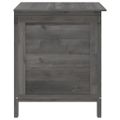 vidaXL Záhradný úložný box antracitový 50x49x56,5 cm jedľový masív