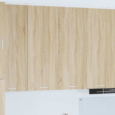 vidaXL Závesná skrinka Sonoma dub 80 x 31 x 100 cm Kompozitné drevo