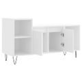 vidaXL TV skrinka biela 100x35x55 cm spracované drevo