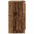 vidaXL Komoda so zásuvkou, staré drevo 71x35x65 cm, kompozitné drevo