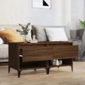vidaXL Bočné stolíky 2 ks hnedý dub 50x46x50 spracované drevo