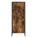 vidaXL Kúpeľňová skriňa Dymová dub 40 x 30 x 100 cm Kompozitné drevo