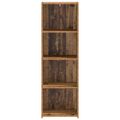 vidaXL Highboard Staré drevo 40 x 41 x 124 cm Kompozitné drevo