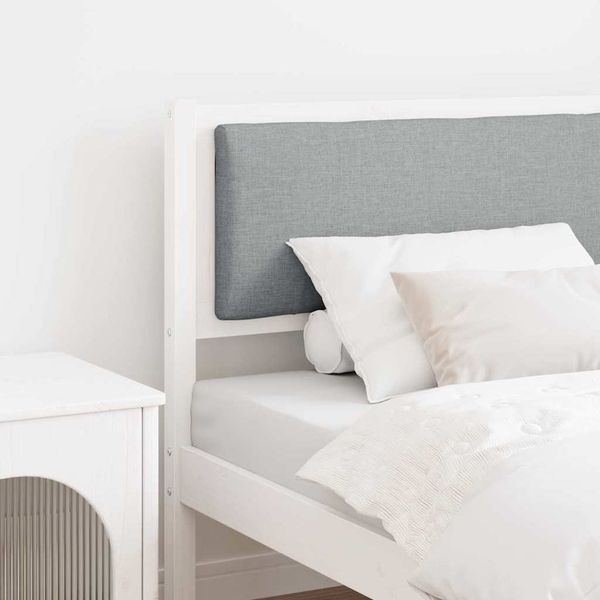 vidaXL Zadné čelo Iný Biela 100 cm Borovicový masív