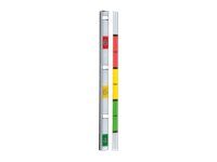 Lišta s mierkou výšky na upevnenie senzora kamery - strieborná - pre AXIS F1004, F1025, FA1125, P1264, P1265, P8535