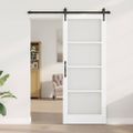 vidaXL Posuvné dvere ORKDAL 83 x 211 cm Biela