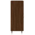 vidaXL Komoda hnedý dub 34,5x34x90 cm spracované drevo