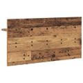vidaXL Vešiak na stenu Nástenná montáž Staré drevo 80 x 40 x 12 cm