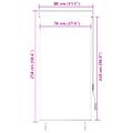 vidaXL Vonkajšia zatemňovacia roleta 80x250 cm biela a oranžová